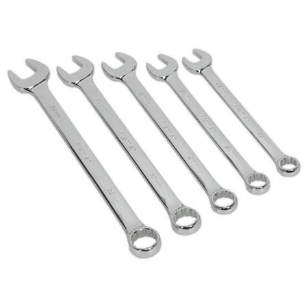 Sealey Combination Spanner Set 5pc Jumbo Metric Model No-AK6329