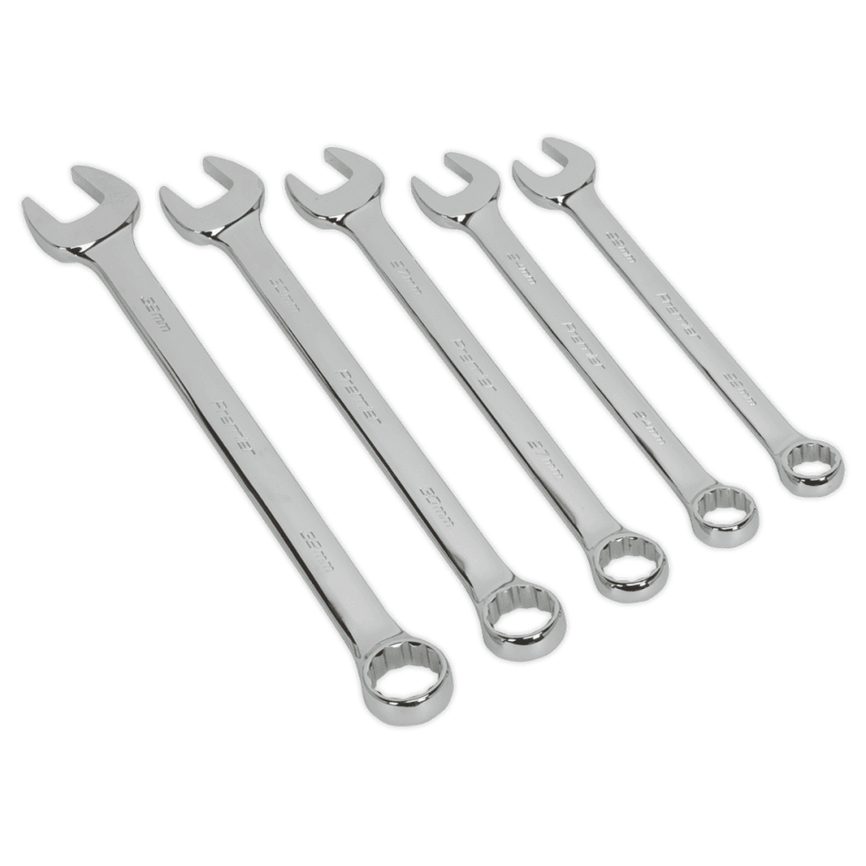 Sealey Combination Spanner Set 5pc Jumbo Metric Model No-AK6329