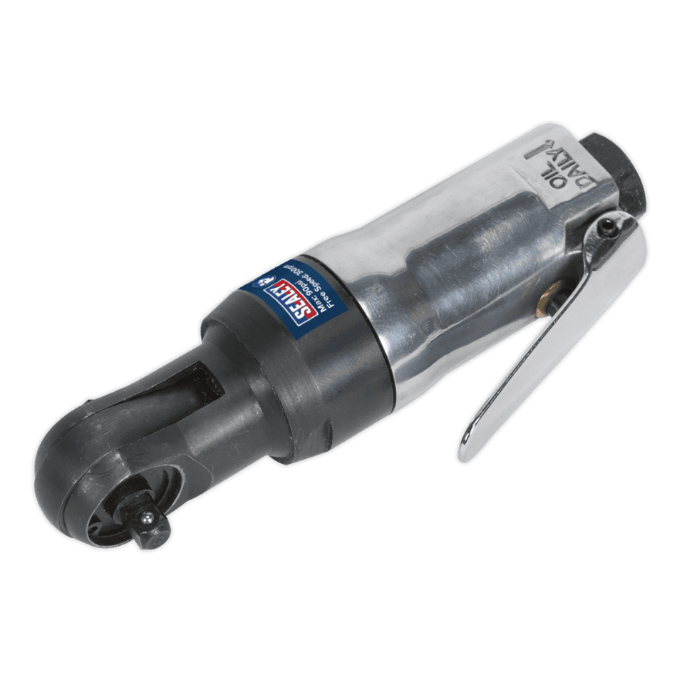 Sealey Air Ratchet Wrench 1/4"Sq Drive Super Stubby Model No-SA230