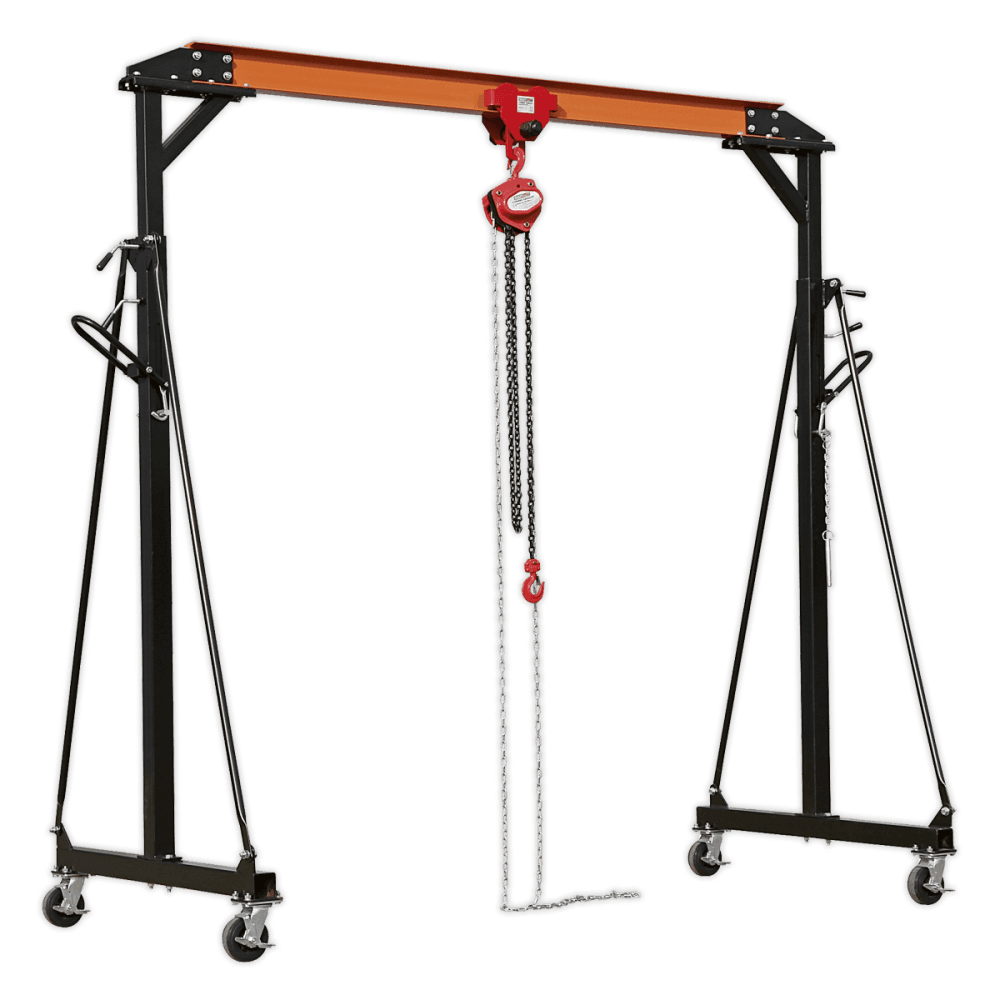 Sealey Portable Gantry Crane Adjustable 1tonne Model No-SG1000