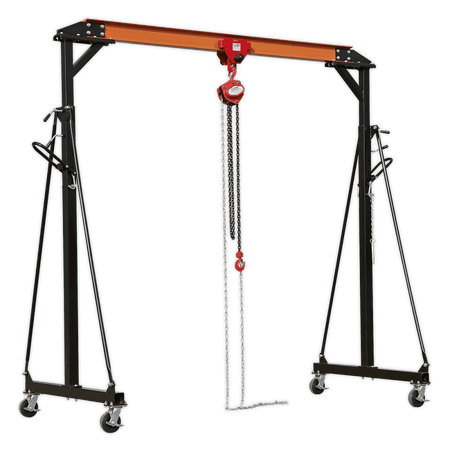 Sealey Portable Gantry Crane Adjustable 1tonne Model No-SG1000