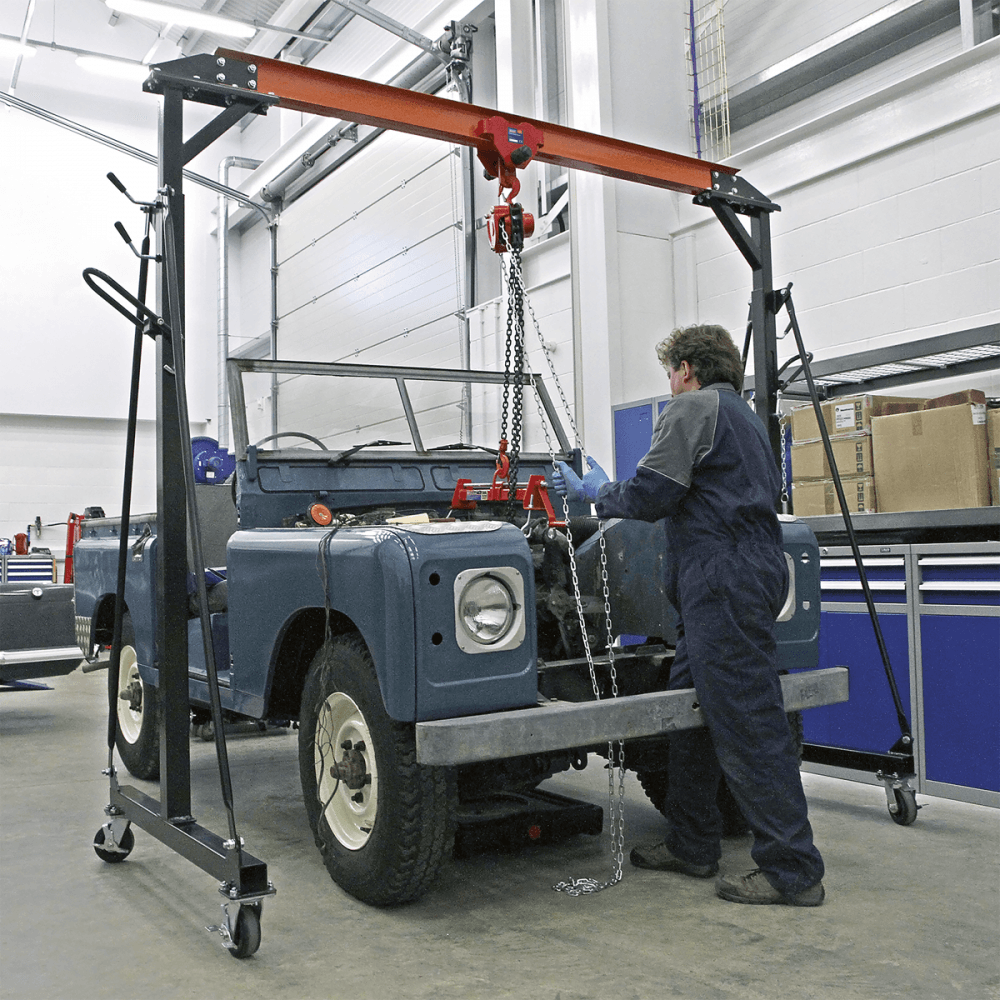 Sealey Portable Gantry Crane Adjustable 1tonne Model No-SG1000