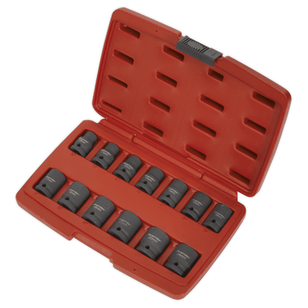 Sealey Impact Socket Set 13pc 1/2"Sq Drive Total Drive Model No-AK5613TD