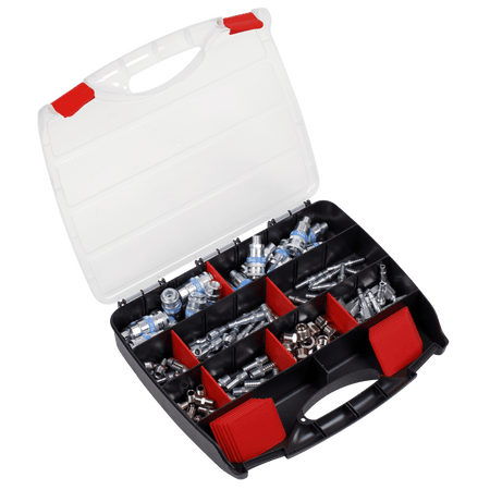Sealey Air Coupling Kit 110pc Model No-AC110K