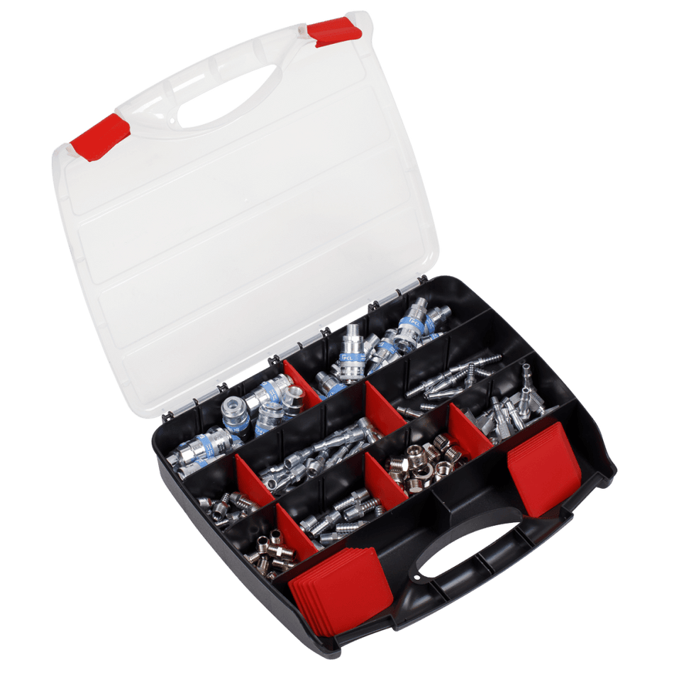 Sealey Air Coupling Kit 110pc Model No-AC110K