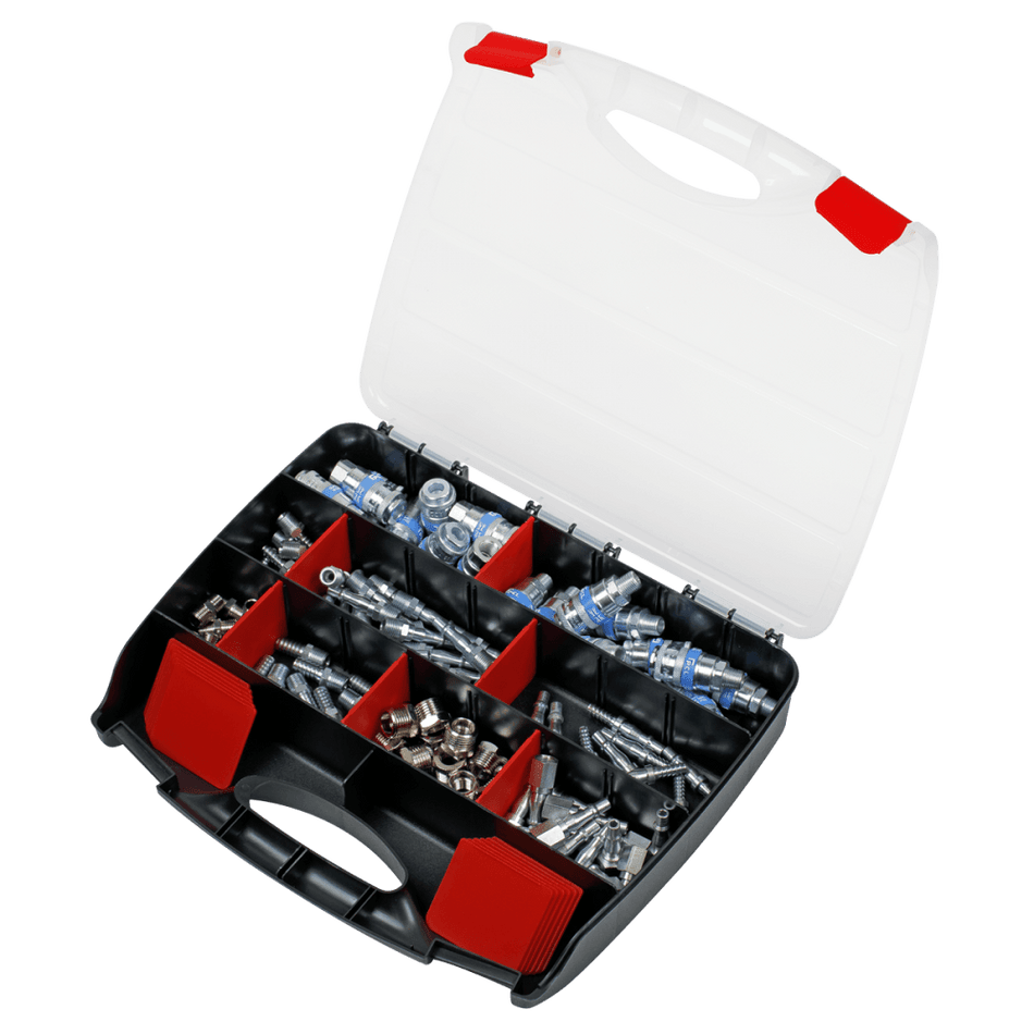 Sealey Air Coupling Kit 110pc Model No-AC110K