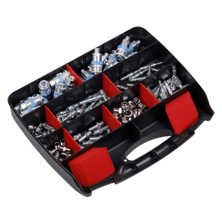 Sealey Air Coupling Kit 110pc Model No-AC110K