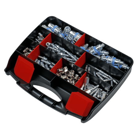 Sealey Air Coupling Kit 110pc Model No-AC110K