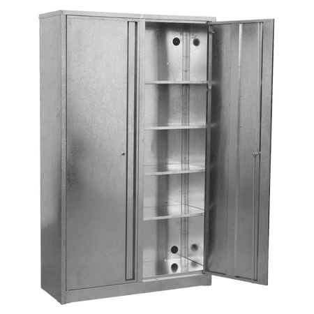 Sealey Galvanized Steel Floor Cabinet 5 Shelf Extra-Wide Model No-GSC110385
