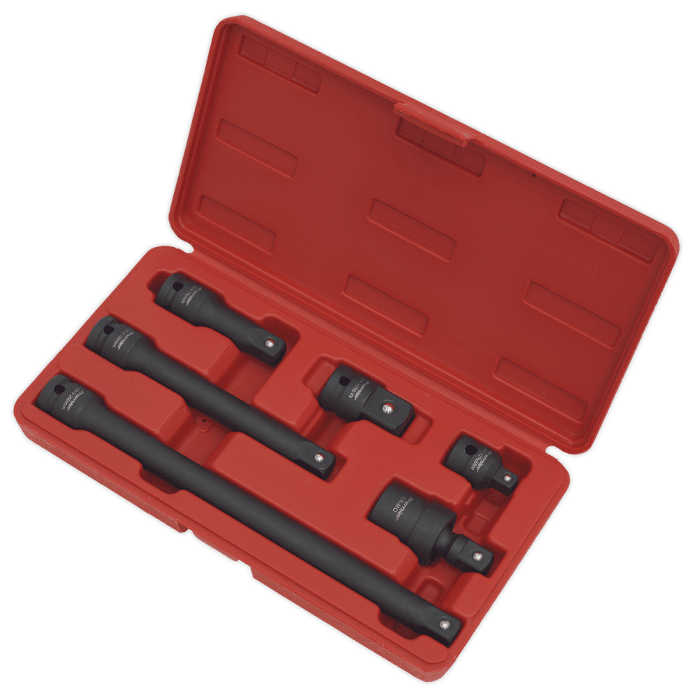Sealey Impact Adaptor & Extension Bar Set 6pc 1/2"Sq Drive Model No-AK5514
