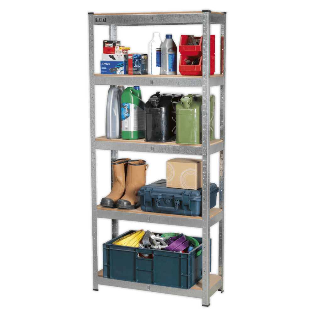 Sealey 5 Shelf Racking Unit 150kg Capacity Per Level Model No-AP6150GS