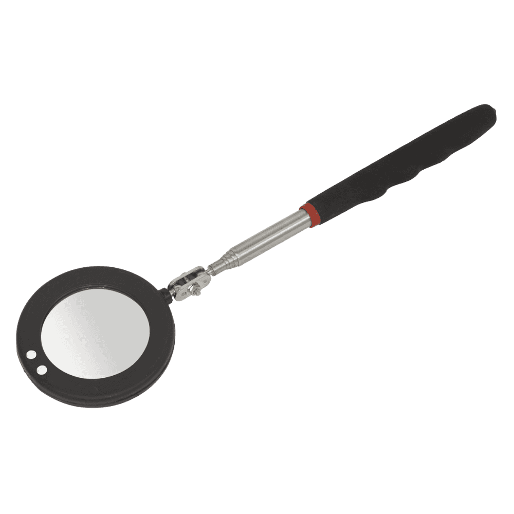 Sealey Telescopic Inspection Mirror 55mm with LED Model No-S0947