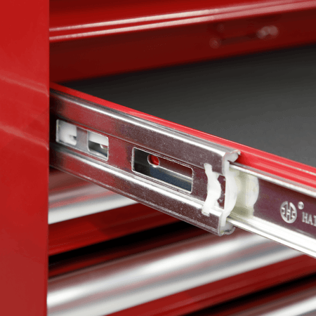 Sealey Topchest 10 Drawer with Ball Bearing Runners Heavy-Duty - Red Model No-AP6610