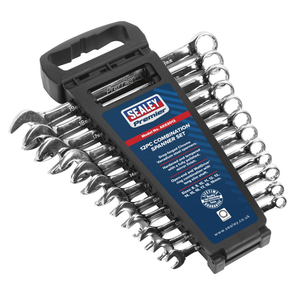 Sealey Combination Spanner Set 12pc Metric Model No-AK63012