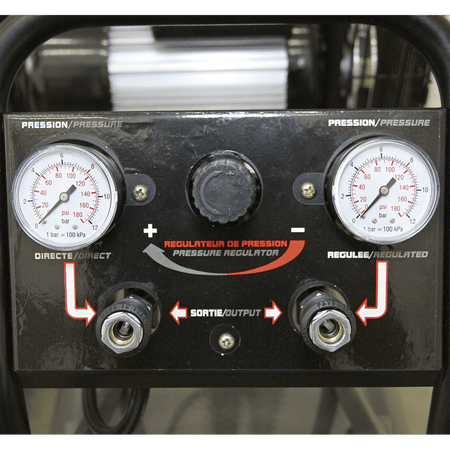 Sealey Compressor 100ltr Belt Drive 3hp with Front Control Panel Model No-SAC3103B