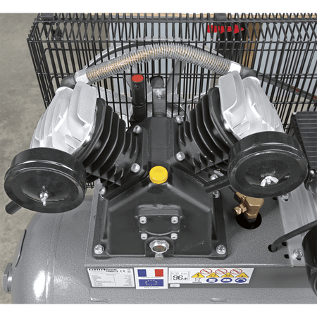 Sealey Compressor 150ltr Belt Drive 3hp with Front Control Panel Model No-SAC3153B