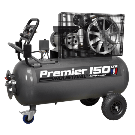 Sealey Compressor 150ltr Belt Drive 3hp with Front Control Panel Model No-SAC3153B