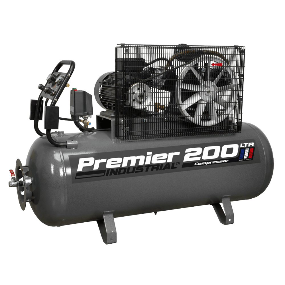 Sealey Compressor 200ltr Belt Drive 5.5hp Model No-SAC32055B