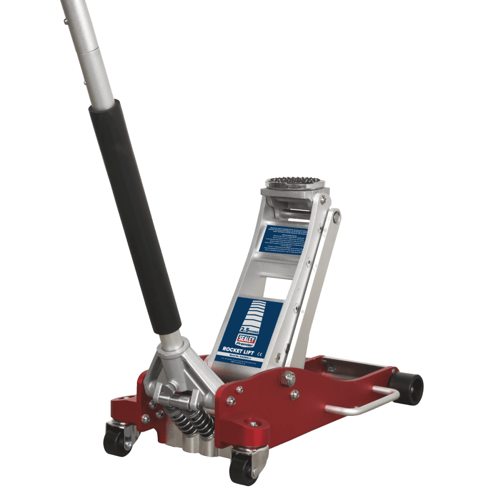 Sealey Trolley Jack 2.5tonne Low Entry Aluminium Rocket Lift Model No-RJA2500
