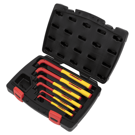 Sealey Hex Key Set 6pc Extra-Long VDE Model No-AK7177