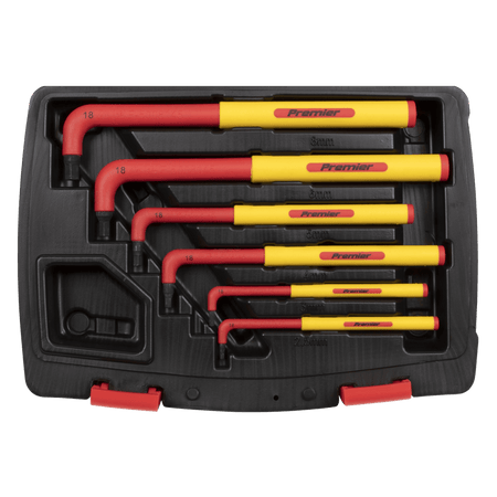 Sealey Hex Key Set 6pc Extra-Long VDE Model No-AK7177