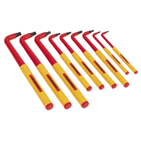 Sealey TRX-Star Key Set 9pc Extra-Long VDE Model No-AK7178