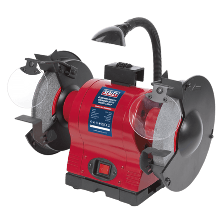 Sealey Bench Grinder 200mm with Work Light 550W/230V Model No-BG200WL