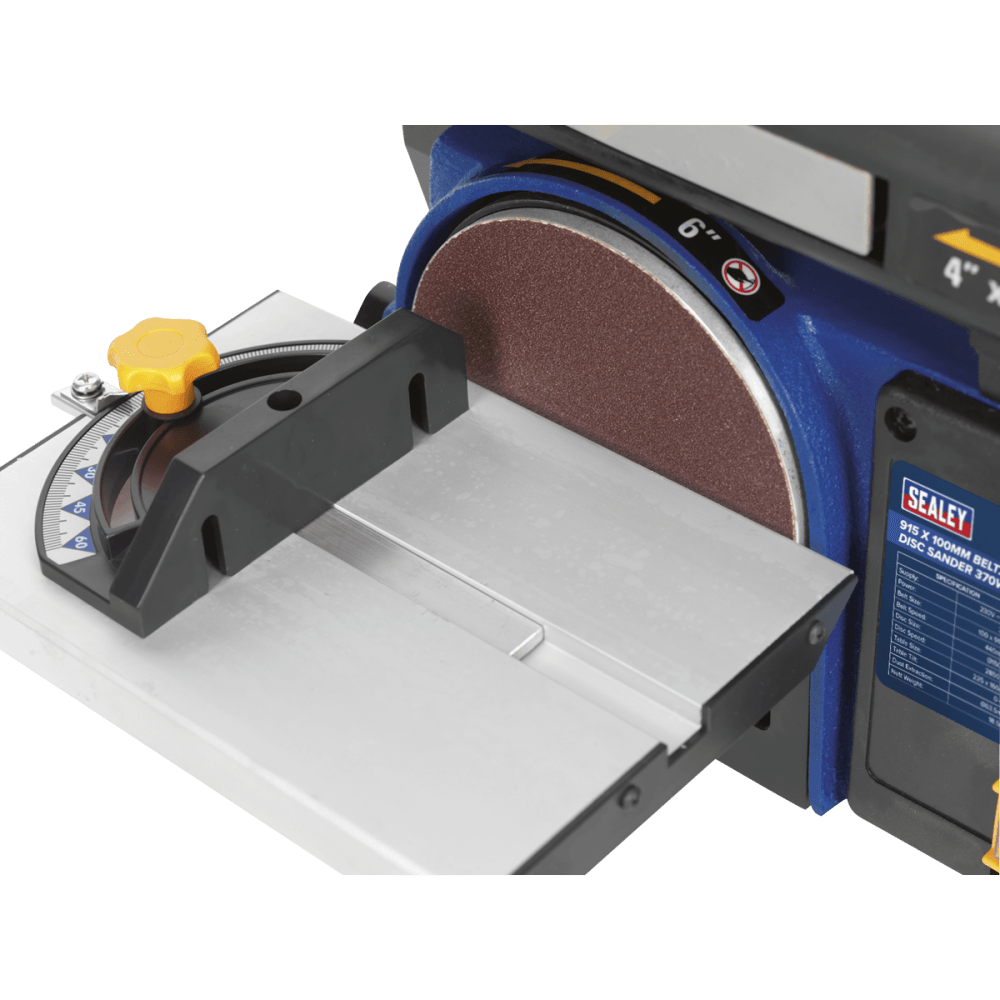 Sealey Belt/Disc Sander 100 x 915mm/ 150 370W/230V Model No-SM914