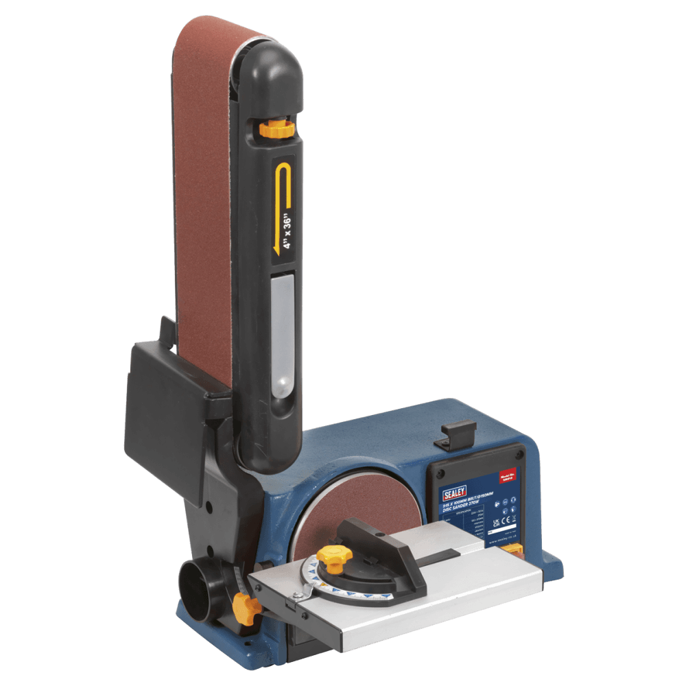 Sealey Belt/Disc Sander 100 x 915mm/ 150 370W/230V Model No-SM914