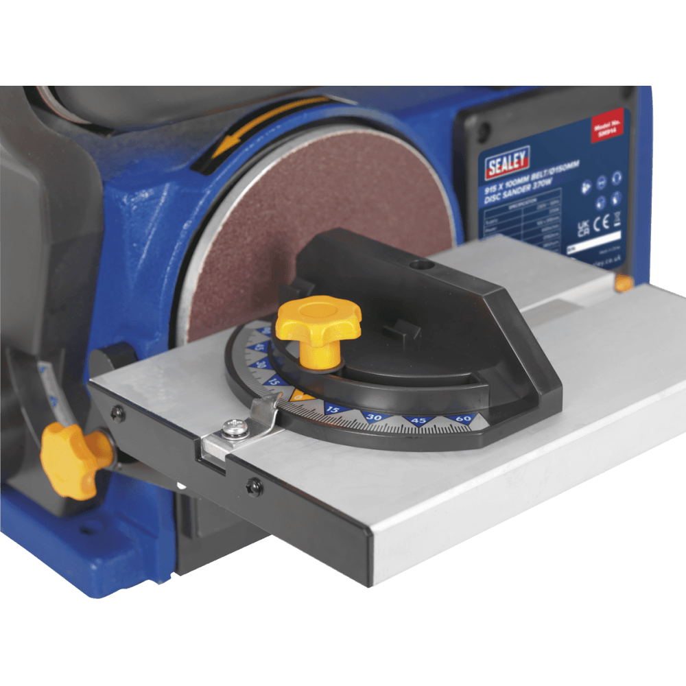 Sealey Belt/Disc Sander 100 x 915mm/ 150 370W/230V Model No-SM914