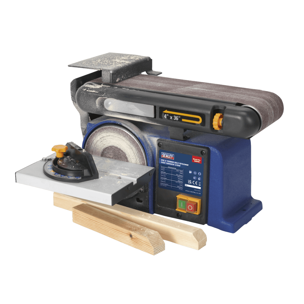 Sealey Belt/Disc Sander 100 x 915mm/ 150 370W/230V Model No-SM914