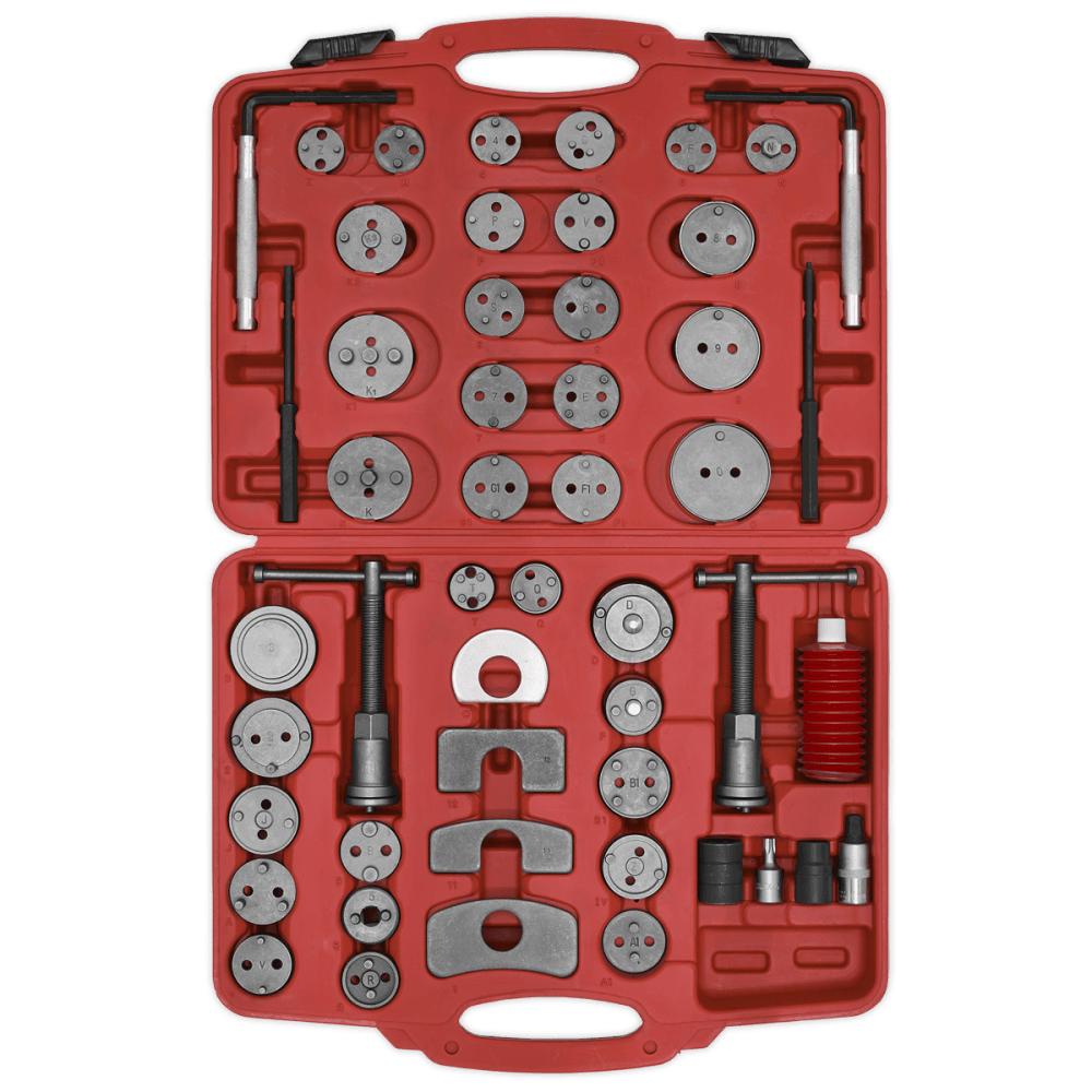 Sealey Brake Piston Wind-Back Tool Kit 52pc Model No-VS0287