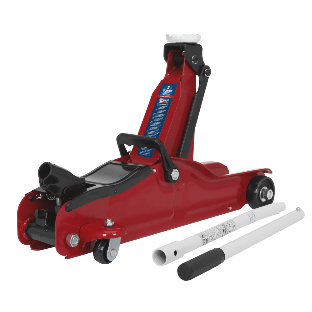 Sealey Trolley Jack 2tonne Low Entry Short Chassis Model No-1050CXLE