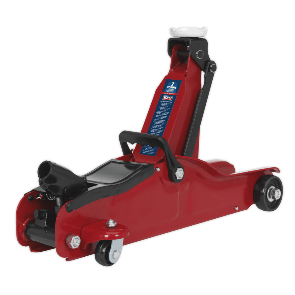 Sealey Trolley Jack 2tonne Low Entry Short Chassis Model No-1050CXLE