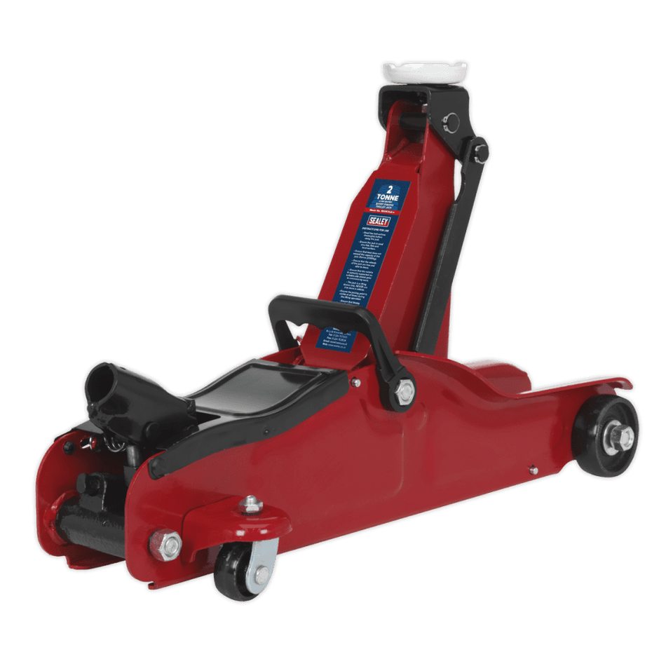 Sealey Trolley Jack 2tonne Low Entry Short Chassis Model No-1050CXLE