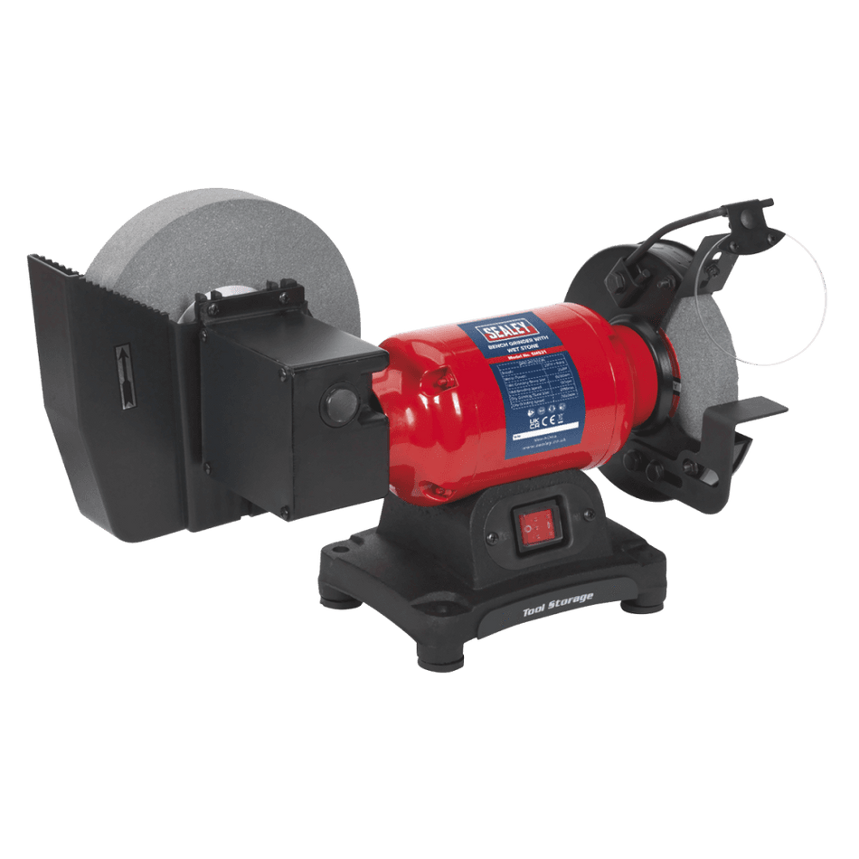 Sealey Bench Grinder Wet & Dry 200/150mm 250W/230V Model No-SM521