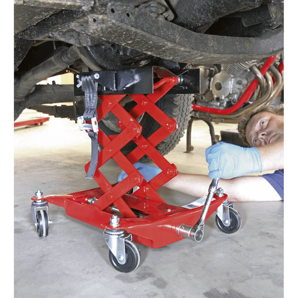 Sealey Floor Transmission Jack 150kg Model No-TJ150E
