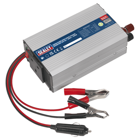 Sealey Power Inverter Pure Sine Wave 300W 12V DC - 230V 50Hz Model No-PSI300