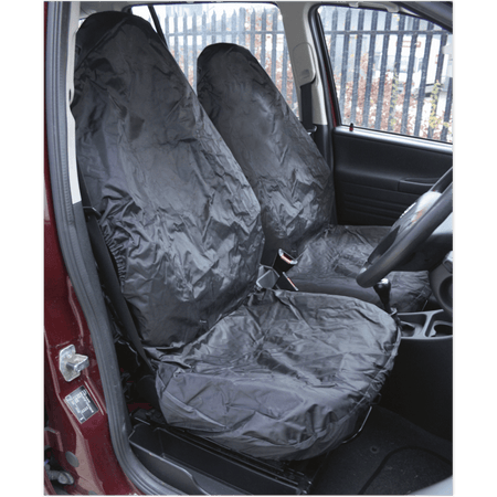 Sealey Front Seat Protector Set 2pc Heavy-Duty Model No-CSC6
