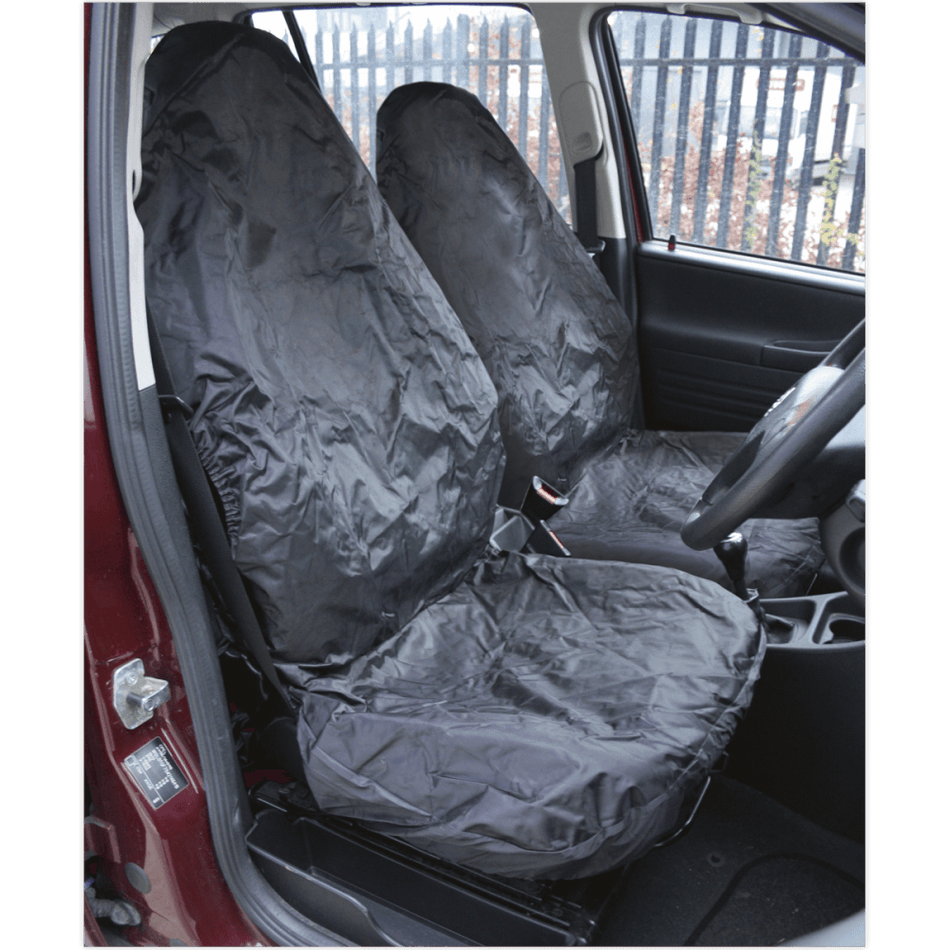 Sealey Front Seat Protector Set 2pc Heavy-Duty Model No-CSC6