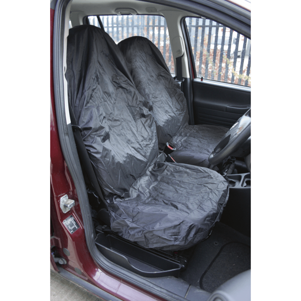 Sealey Front Seat Protector Set 2pc Heavy-Duty Model No-CSC6