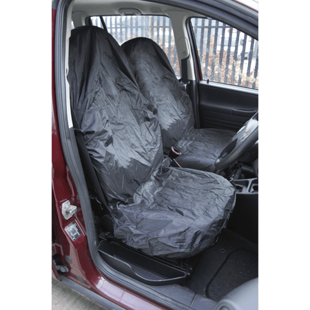 Sealey Front Seat Protector Set 2pc Heavy-Duty Model No-CSC6