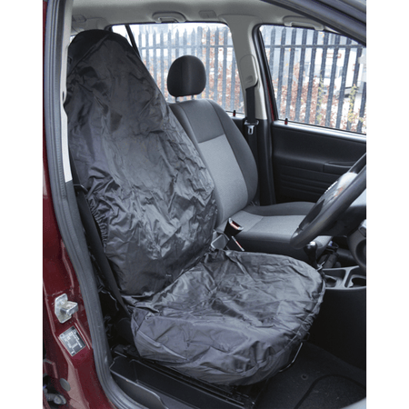 Sealey Front Seat Protector Set 2pc Heavy-Duty Model No-CSC6