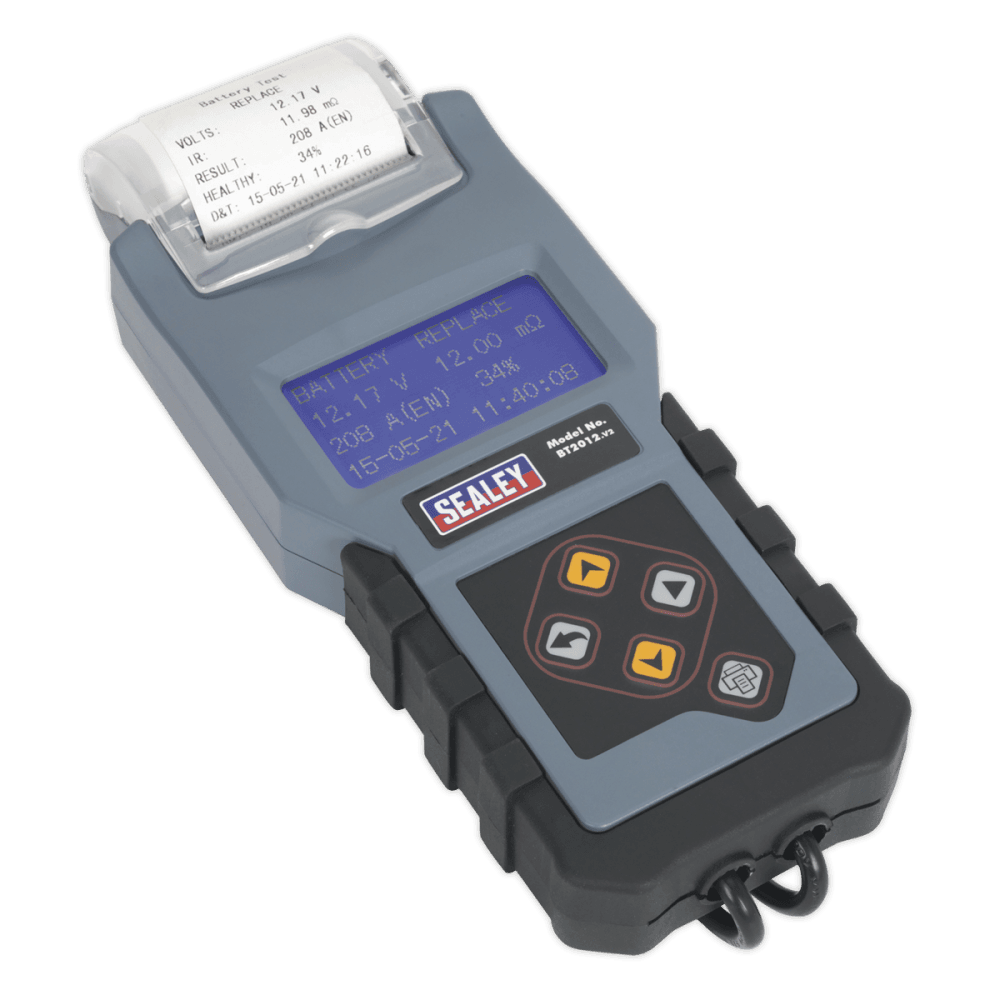 Sealey Digital Battery & Alternator Tester with Printer 12V Model No-BT2012