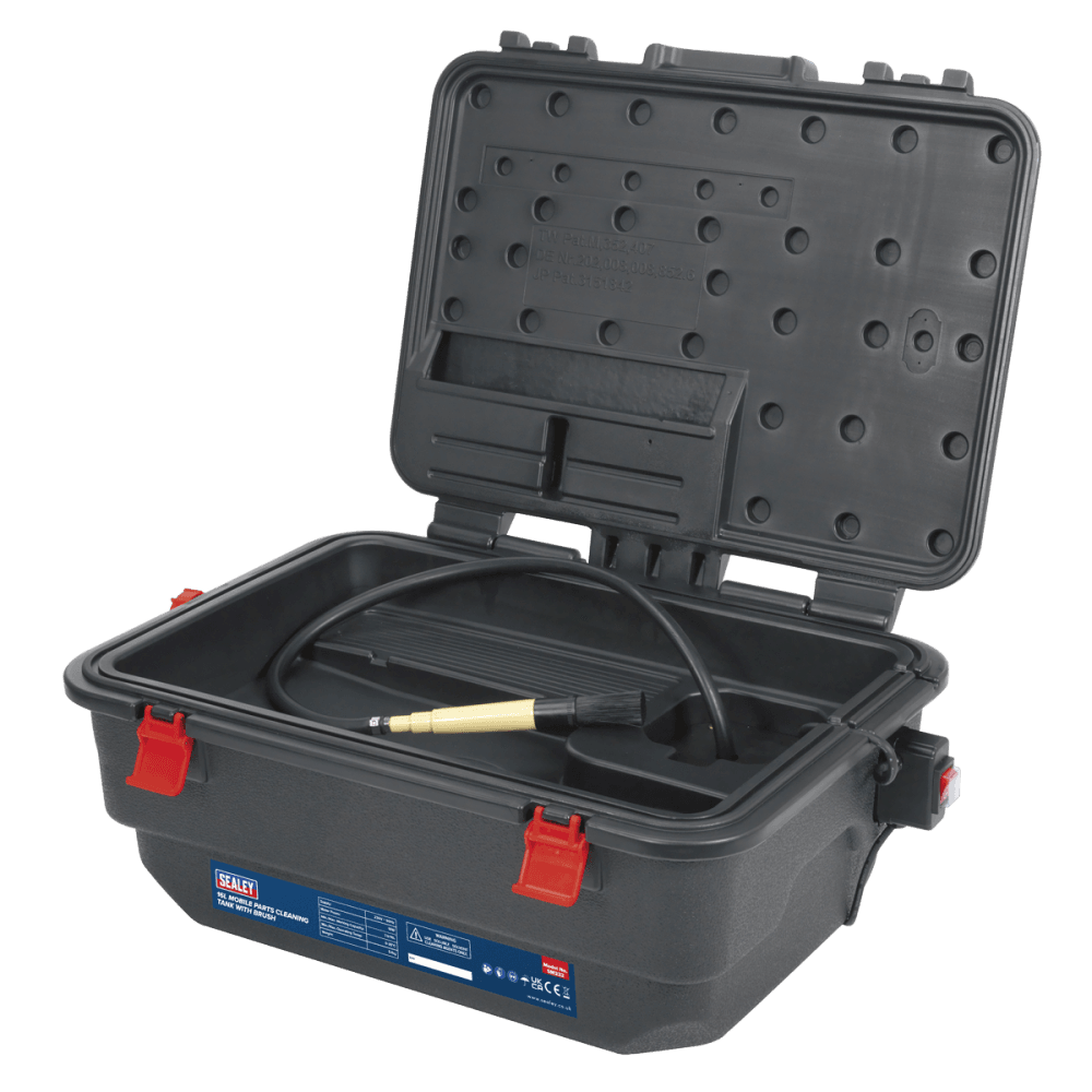 Sealey Mobile Parts Cleaning Tank with Brush Model No-SM222