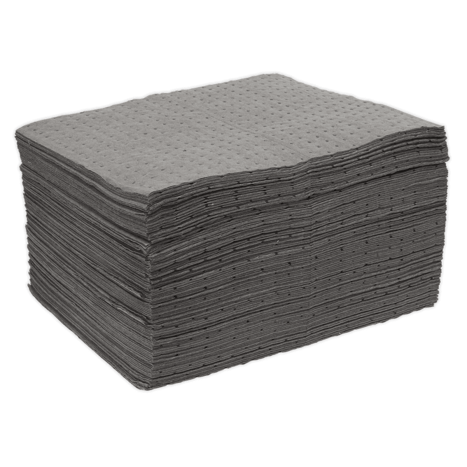 Sealey Spill Absorbent Pads Pack of 100 Model No-SAP01