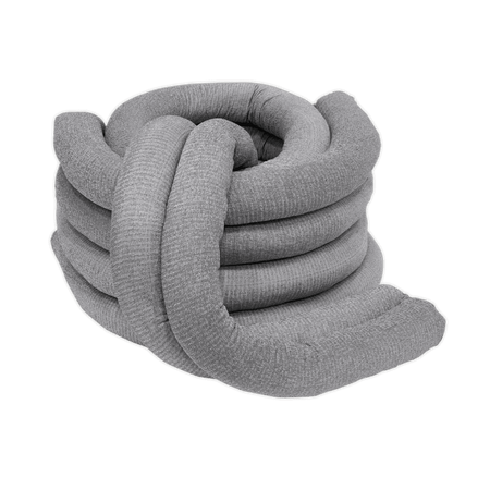 Sealey Spill Absorbent Socks 60mm x 1.2mtr Pack of 10 Model No-SAS10
