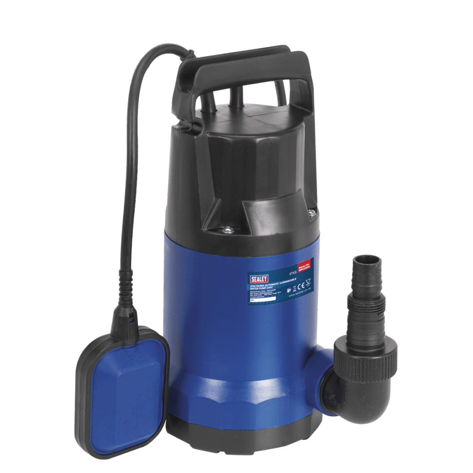 Sealey Submersible Water Pump Automatic 250ltr/min 230V Model No-WPC250A
