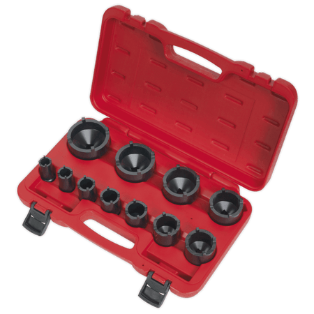 Sealey Ball Joint Socket Set 11pc 1/2"Sq Drive Model No-CV025