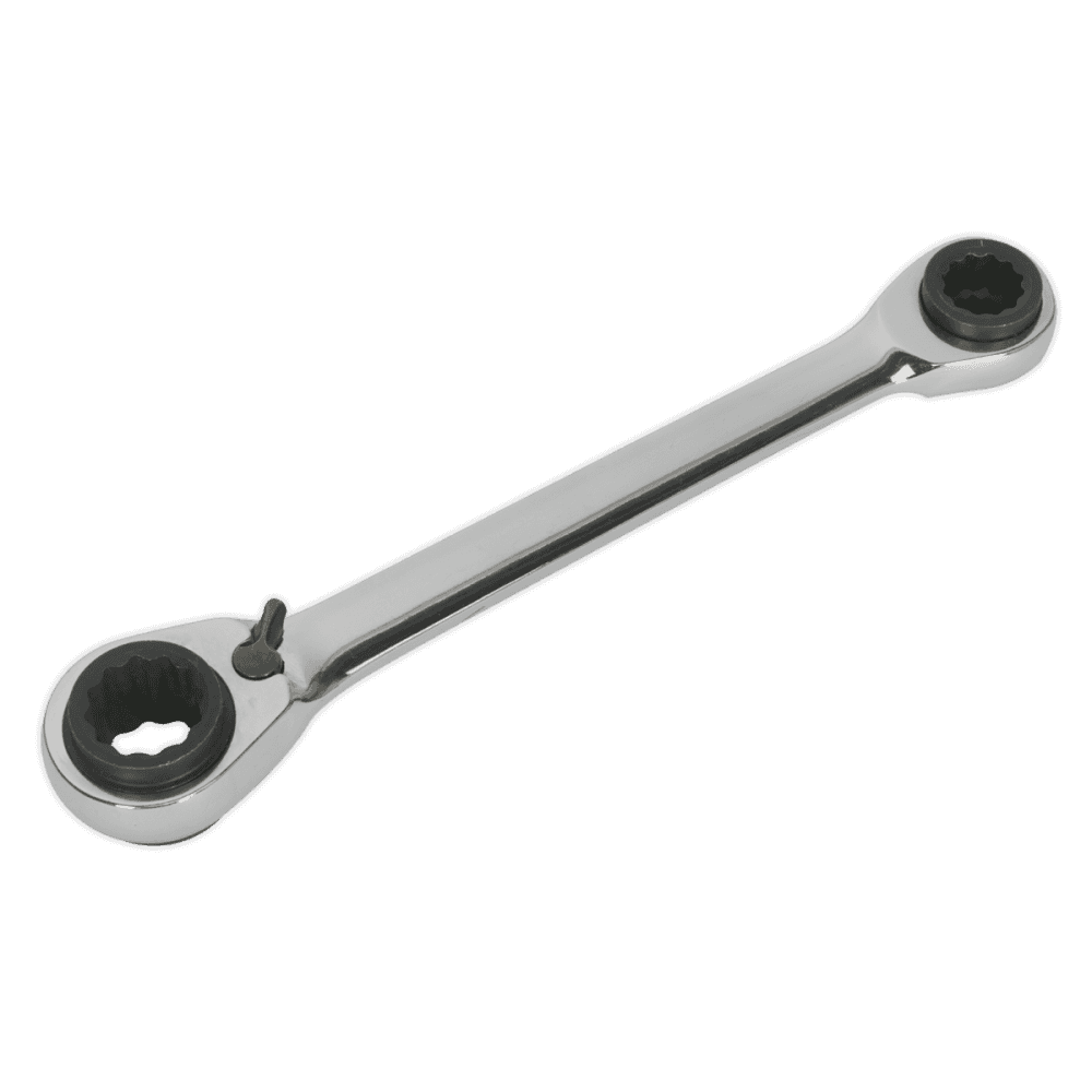 Sealey Ratchet Ring Spanner 4-in-1 Reversible Metric Model No-S0983